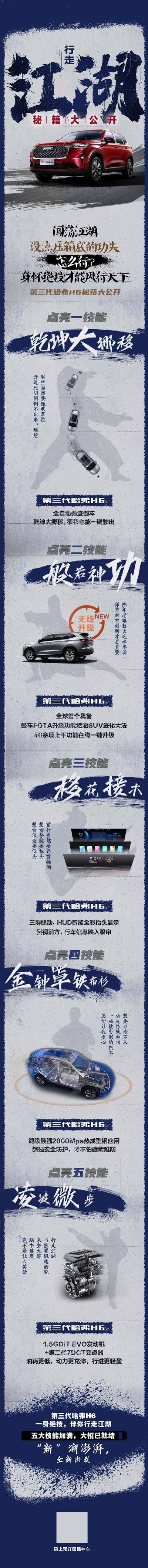 【南门网dcpsd.com】专题设计 汽车 武侠 长图 卖点 中国风 武功 秘籍 发动机 变速器
