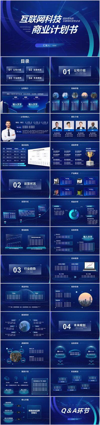 【南门网dcpsd.com】PPT 互联网 科技 项目策划 商业计划书 简约