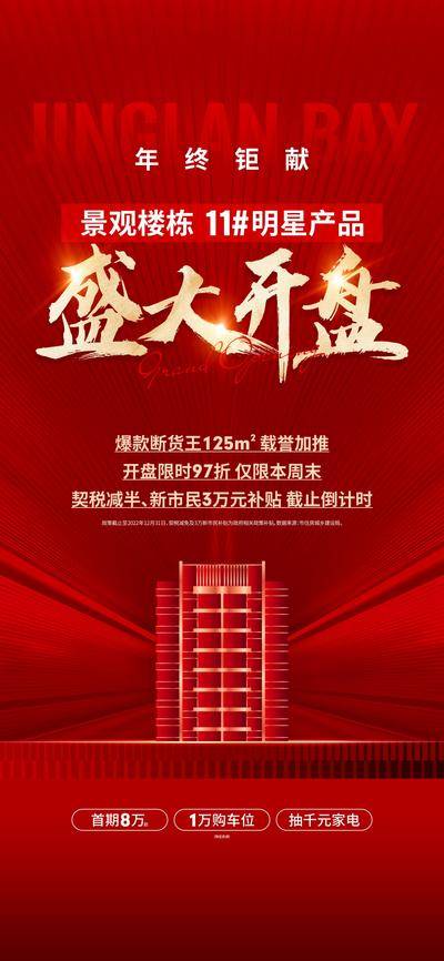 【南门网dcpsd.com】海报 地产 盛大开盘 加推 热销 红金 楼栋 冲刺 楼王