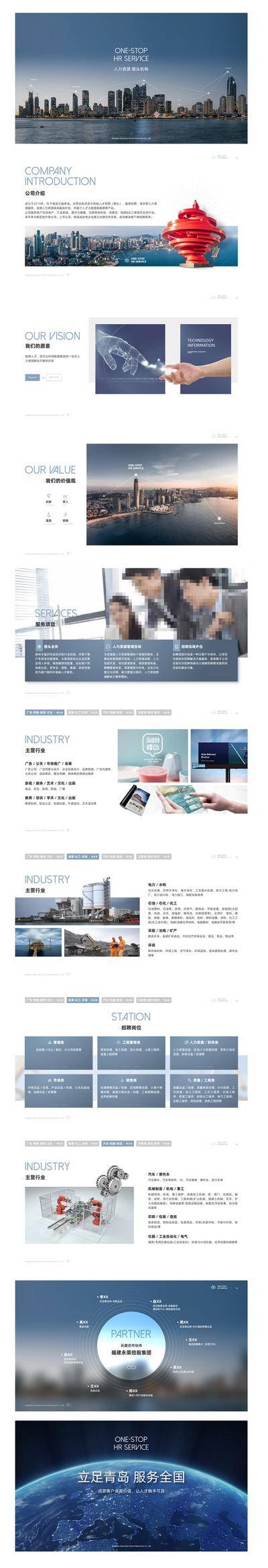 【南门网dcpsd.com】PPT 企业宣传  介绍 招聘 城市 大气