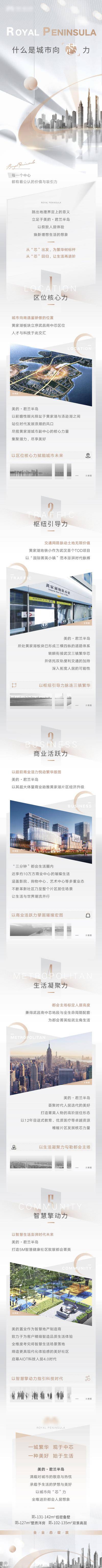 【南门网dcpsd.com】专题设计 长图 地产  大都会  城市之芯 交通 价值点