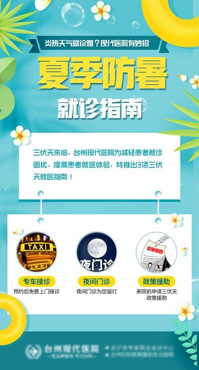 南门网 医疗科普海报