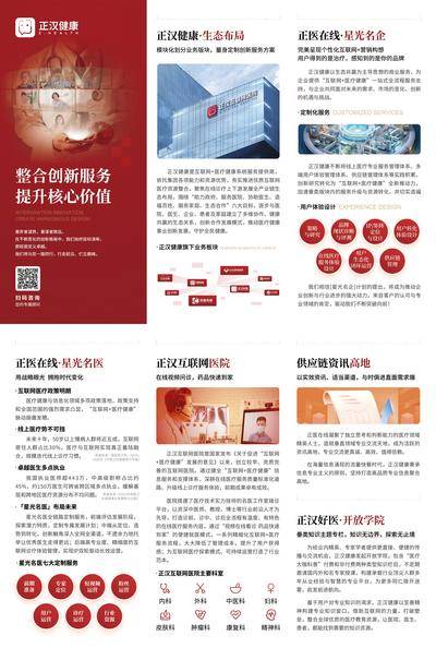 【南门网dcpsd.com】广告 海报 医疗 折页 传单 红金 线上问医 线上看诊 视频问诊 视频看诊 大健康 生物医疗 健康 互联网医疗 医院