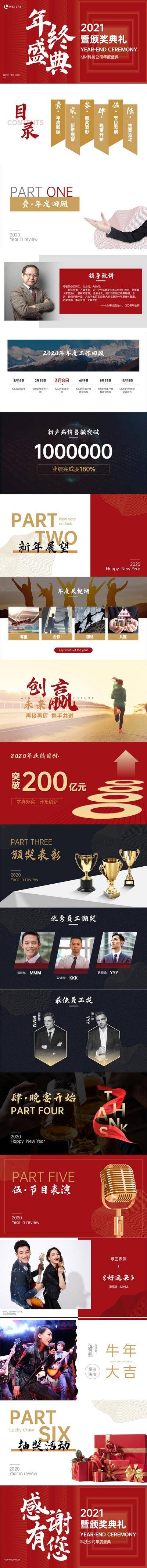 南门网 PPT 年会 盛典 表彰 晚会
