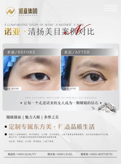 【南门网dcpsd.com】海报 广告展板 房地产 医美 整形 案例 对比