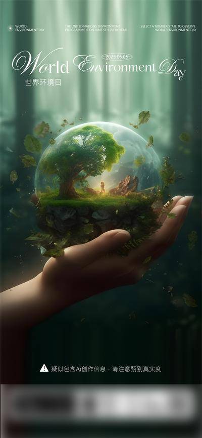 【南门网dcpsd.com】海报 公历节日 世界环境日 保护环境  地球 守护  低碳 环保 热爱