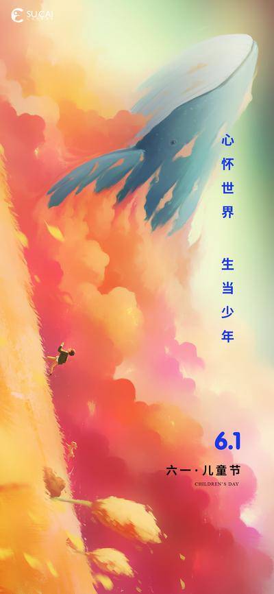 【南门网dcpsd.com】海报 地产 公历节日 61 六一 儿童节 梦幻 快乐 星球 插画