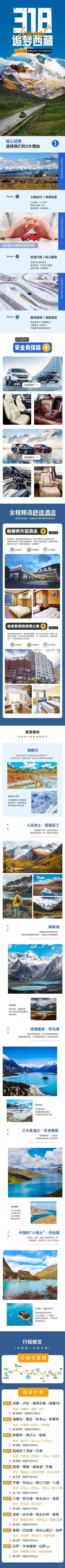 【南门网dcpsd.com】电商详情页 淘宝详情页 旅游 川藏线 318 西藏 拉萨 稻城亚丁 巴松措