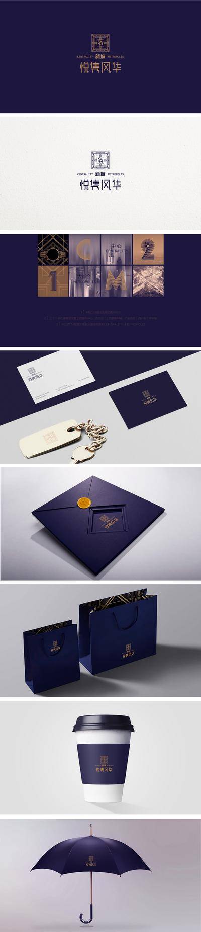 南门网 VI 房地产 LOGO 提案 物料 大都会 