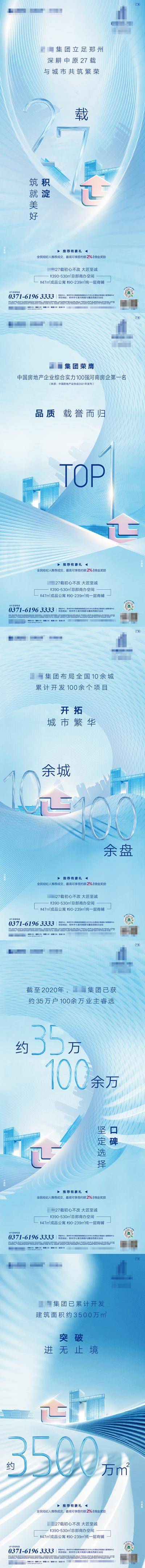 南门网 海报 地产 品牌 历程 价值点 品质 数字
