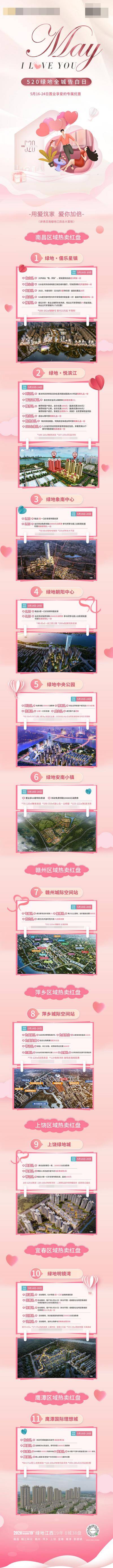 【南门网dcpsd.com】专题设计 长图 推文 房地产 520 情人节 公历节日 卖点 价值点