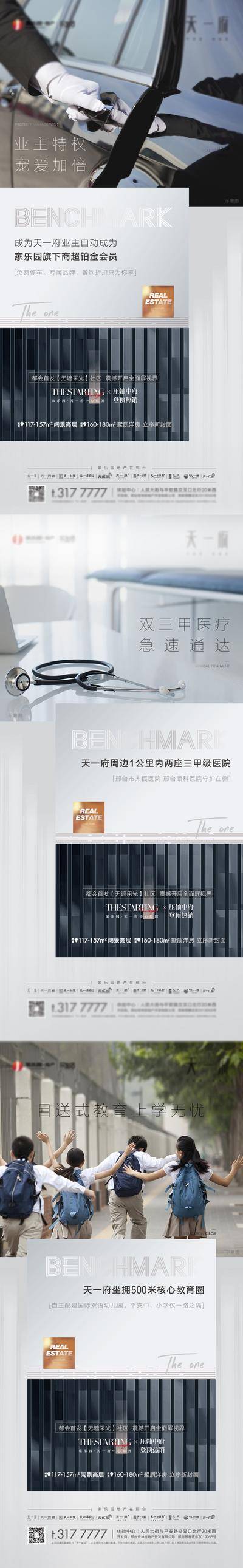 【南门网dcpsd.com】海报 房地产 配套 教育 医疗 物业 系列 价值点 