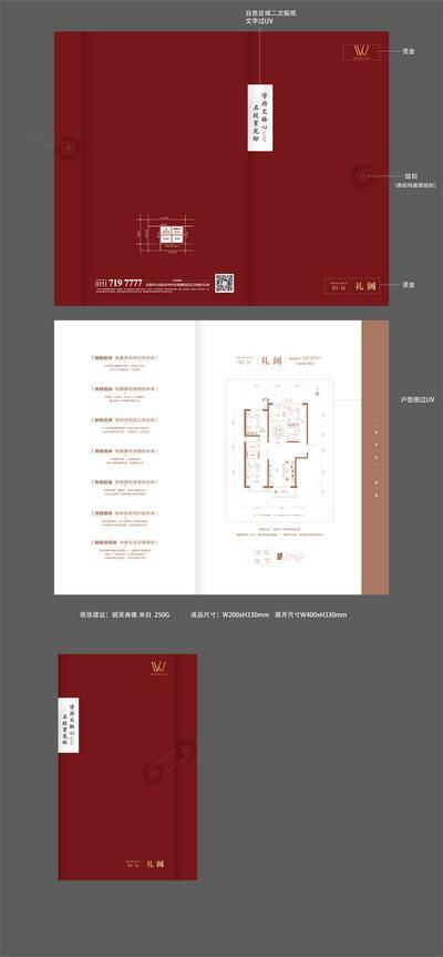 南门网 房地产创意户型折页