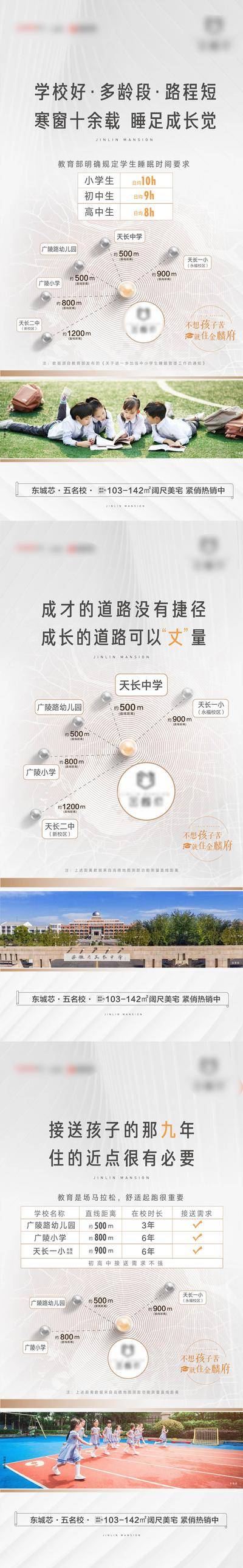 【南门网dcpsd.com】海报 房地产 教育 学校 学区房 地图 价值点 系列
