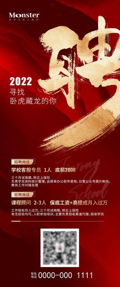 南门网 医美招聘海报