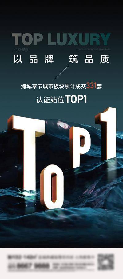 南门网 电商 地产 质感 热销 开盘 销冠 红盘 加推 收官 售罄 TOP1 冠军 销售 榜单 第一名 第一 湖景房 水 大海 C4D 品质 匠心 精工