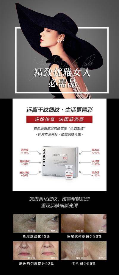 【南门网dcpsd.com】海报 医美 抗皱 人物 产品 案例 对比 产品