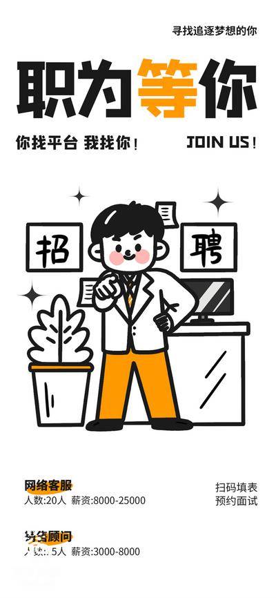 南门网 广告 海报 简笔画 招聘 加入我们 网络客服 创意