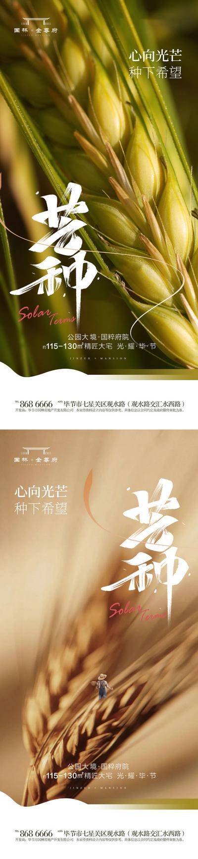 南门网 电商 插画 地产 芒种 节气 高端 中国风 24节气 清明 谷雨 立春 简洁 简约 小满