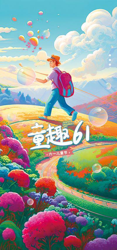 【南门网dcpsd.com】广告 海报 节日 儿童节 61 插画