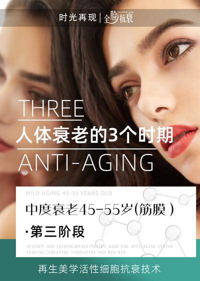 【南门网dcpsd.com】海报 电商 主画面 轻医美 医疗 美容 干细胞 面部 抗衰 第三阶段 宣传 企宣