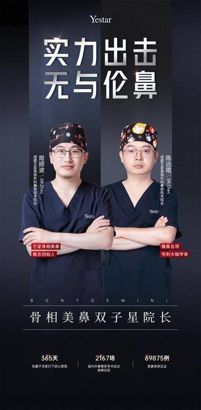 南门网 广告 海报 医美 专家 人物 美容 整形 大咖 简介