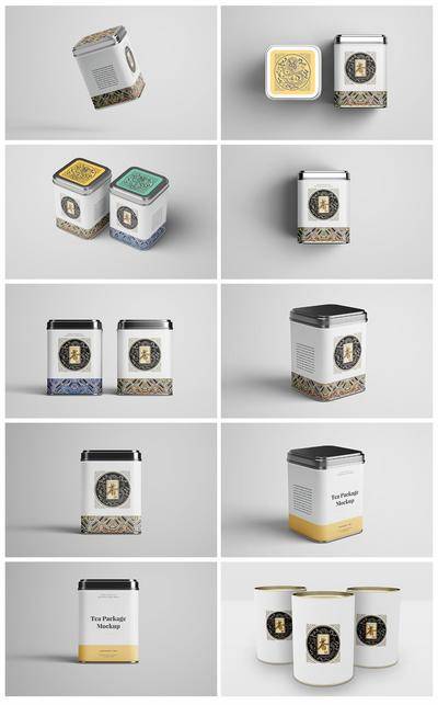 南门网 高端企业餐饮品牌智能样机贴图
