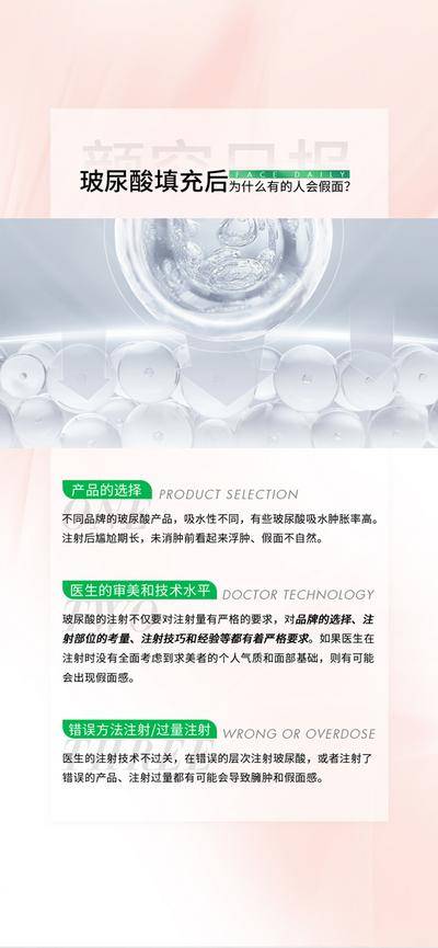 南门网 广告 海报 医美 玻尿酸 整形 科普