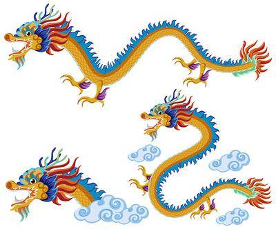 【南门网dcpsd.com】广告 海报 2024 龙 生肖 插画 系列