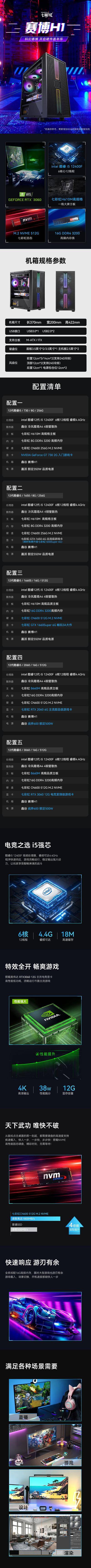 南门网 广告 海报 电脑 主机 CPU 科技 未来 专题 长图 详情页 电商 电竞主机 电脑 3C 数码 电竞