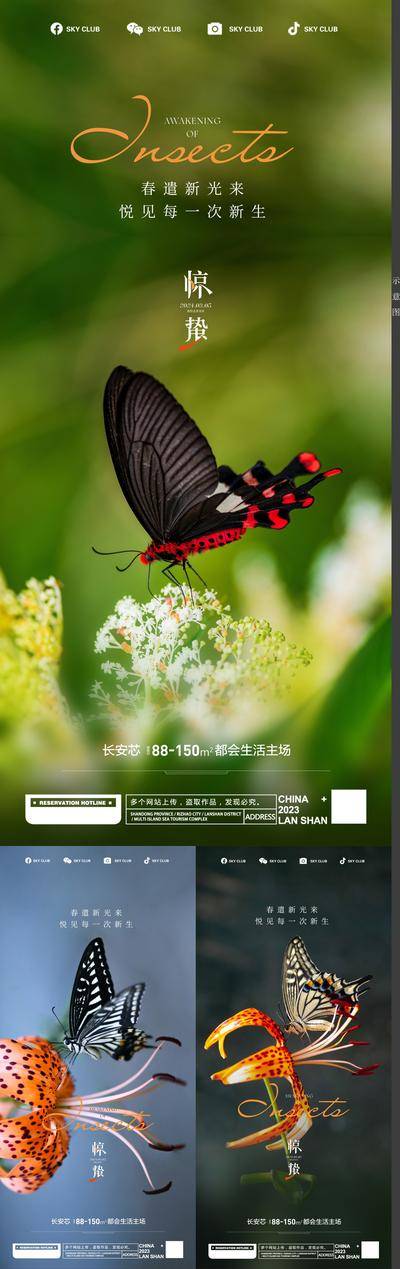 南门网 广告 海报 节气 惊蛰 新中式惊蛰 惊蛰海报 惊蛰广告 惊蛰朋友圈 惊蛰手机单屏 惊蛰微信单屏 惊蛰宣传 惊蛰单屏 惊蛰地产 惊蛰图片 蝴蝶 唯美 系列 品质