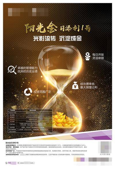 南门网 广告 海报 展板 理财 财富 背景板 时光流传 沉淀成金 理财海报 时间沙漏 金融理财 黑金财富 财富管理 DM单