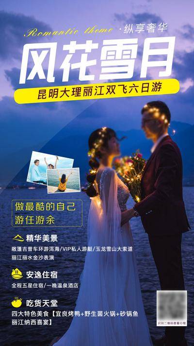 南门网 广告 海报 旅游 云南 旅行 西双版纳 大理 丽江 洱海 长图 专题