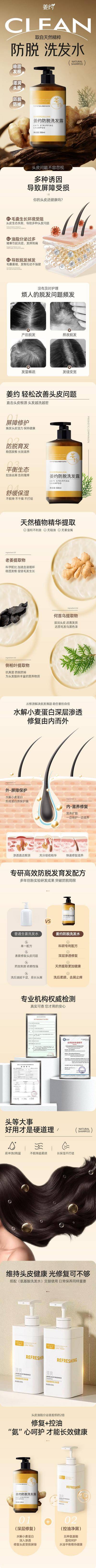 南门网 广告 海报 电商 洗发水 详情页 专题 长图 沐浴露 日用品 快销品