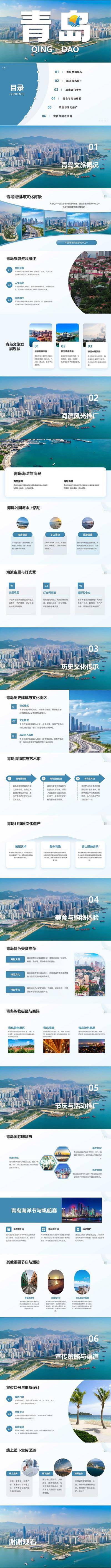 南门网 城市 地标 旅游 PPT 青岛 文旅 宣传 推广 景点 特色