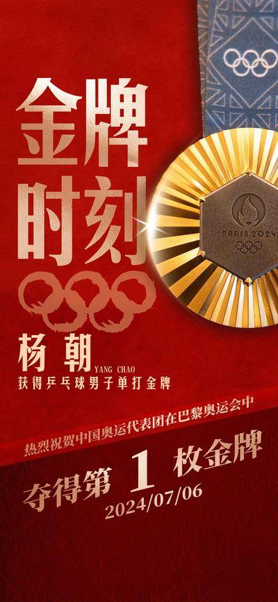 【南门网dcpsd.com】广告 海报 城市 奥运会 巴黎 2024 法国 地标 铁塔 IP 吉祥物 金牌 荣誉 夺冠