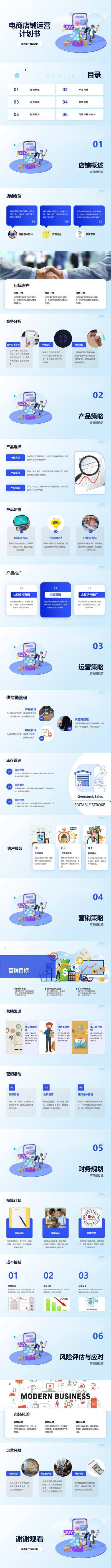 南门网 淘宝 小店 商铺 电商 PPT 店铺 运营 计划书
