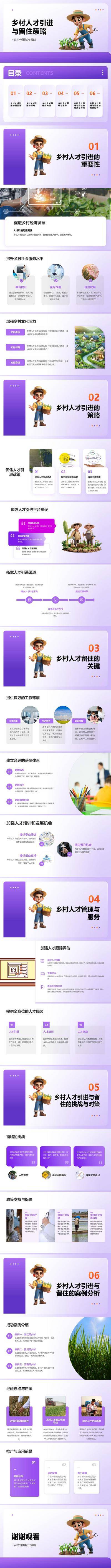 南门网 乡村人才引进与留住策略PPT