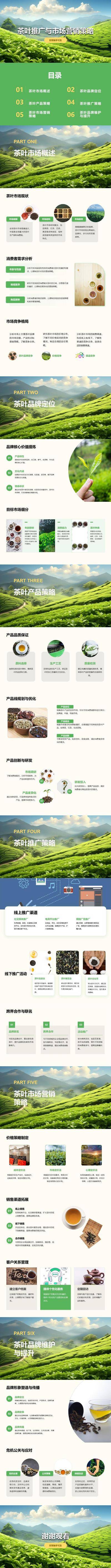 南门网 白茶 绿茶 基地 PPT 茶叶 推广 市场 营销 策略