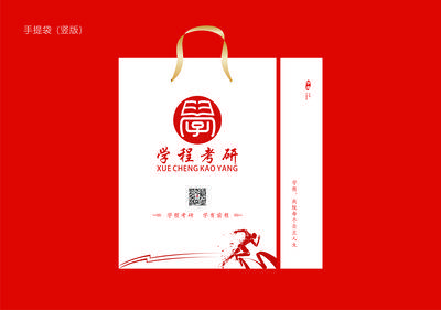 【南门网dcpsd.com】效果图 样机 教育 手提袋 线下 物料 设计 培训 考研 机构 宣传