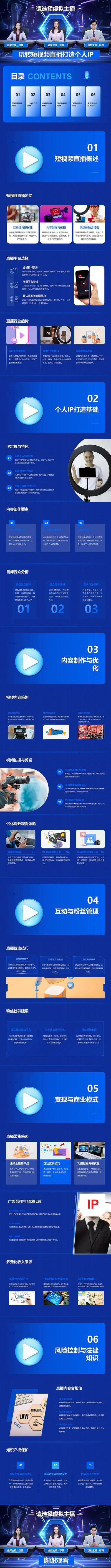 【南门网dcpsd.com】PPT 玩转 短视频 直播 打造 个人 IP 虚拟 主播 MCN