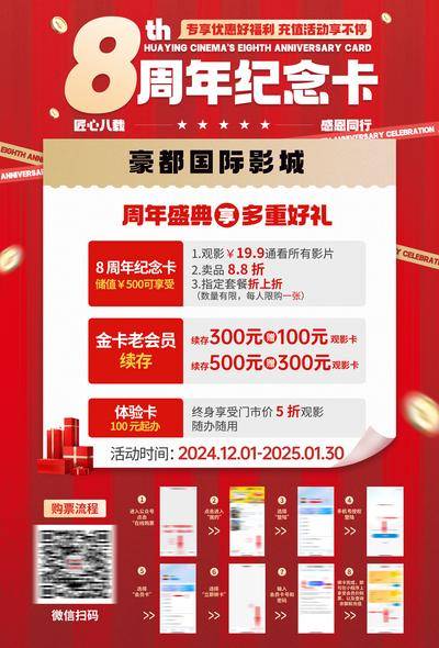南门网 广告 海报 促销 电影 观影 周年庆 单页 充值 储值 折页 传单 DM单