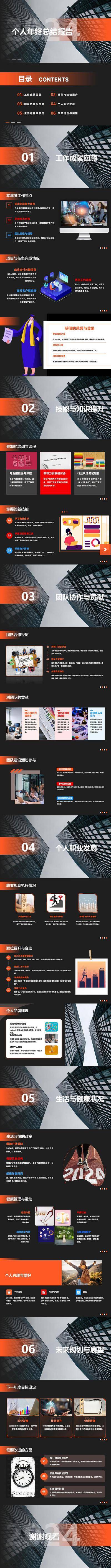 【南门网dcpsd.com】PPT 2024年 个人 总结 年终 报告