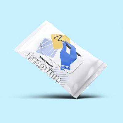 南门网 广告 效果图 样机 湿纸巾 纸巾 抽纸 手口湿巾