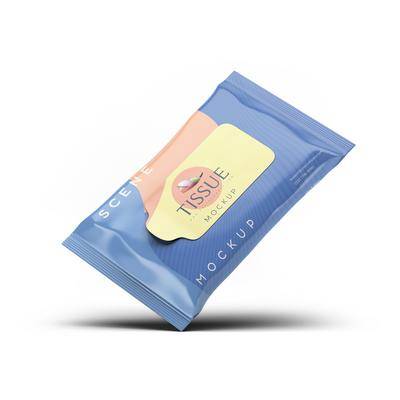 南门网 广告 效果图 样机 湿纸巾 纸巾 抽纸 手扣湿巾