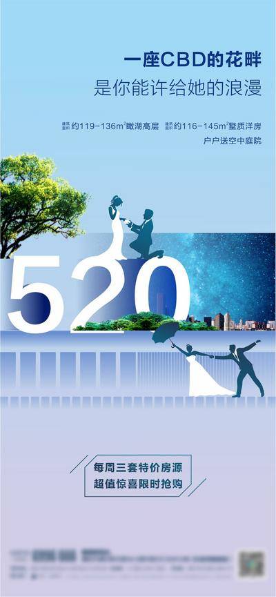 【南门网dcpsd.com】广告 海报 节日 520 告白日 数字 CBD 地产 促销