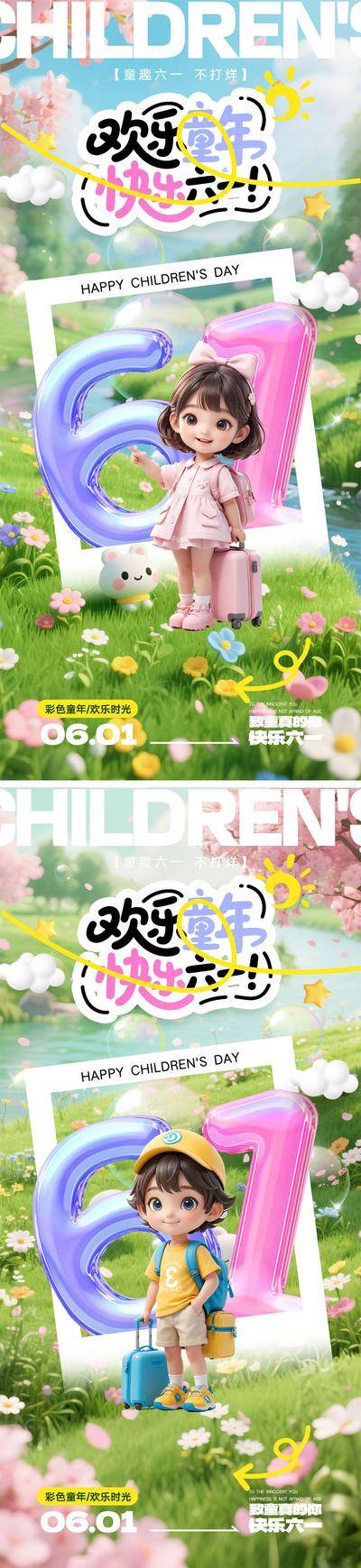【南门网dcpsd.com】海报 公历节日 六一 儿童节 卡通 61 童真 童趣 玩具 梦想 孩子 幼儿园 游乐园 缤纷