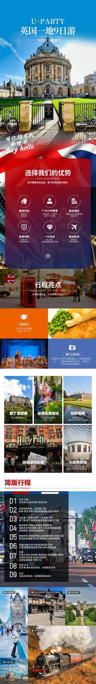 南门网 英国旅游详情页