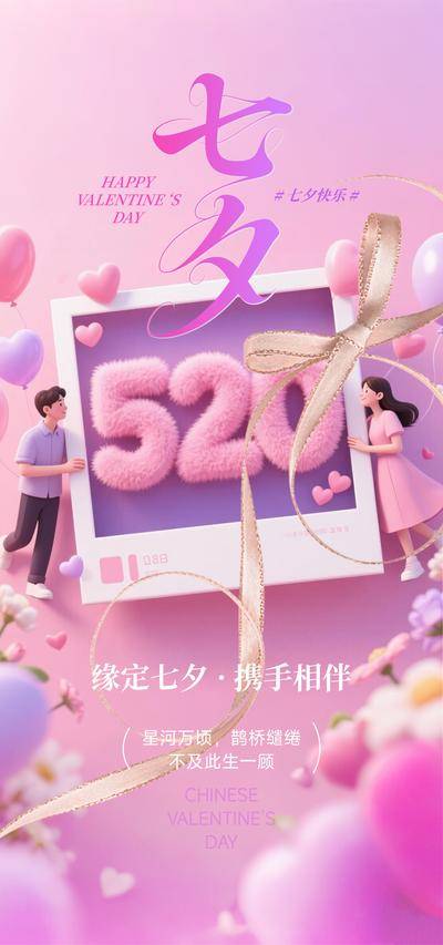 【南门网dcpsd.com】广告 海报 节日 七夕 520 场景 创意