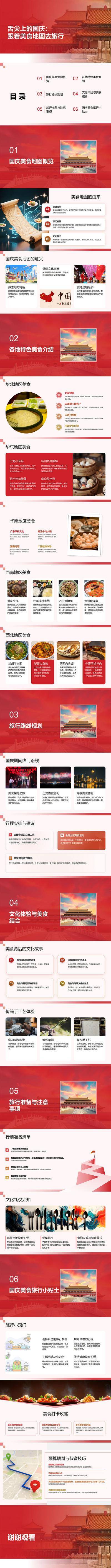 南门网 PPT 美食 国庆 地图 旅行 攻略